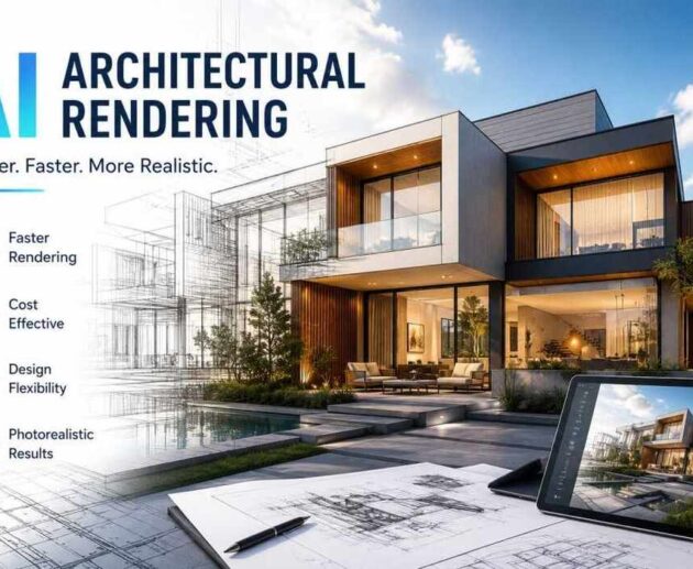 AI architectural rendering