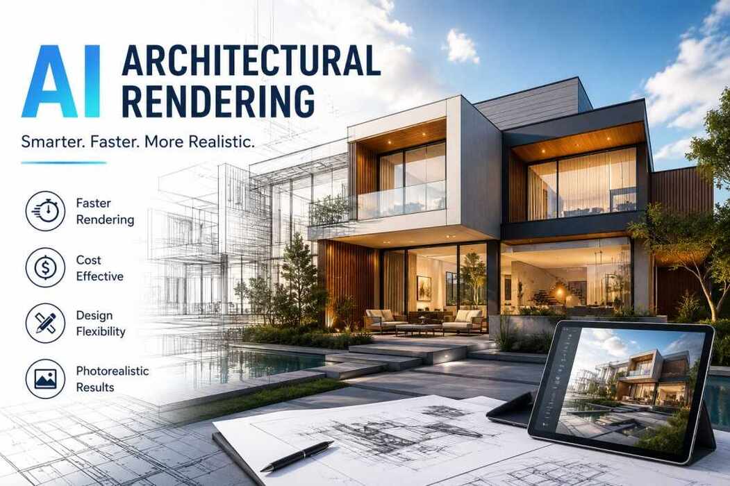 AI architectural rendering