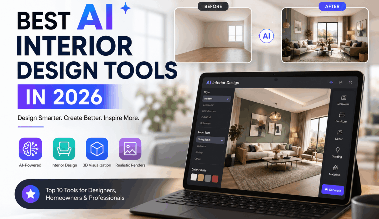 Best AI Interior Design Tools in 2026