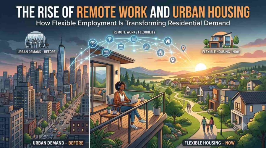 The Rise of Remote Work and Urban Housing: How Flexible Employment Is Transforming Residential Demand
