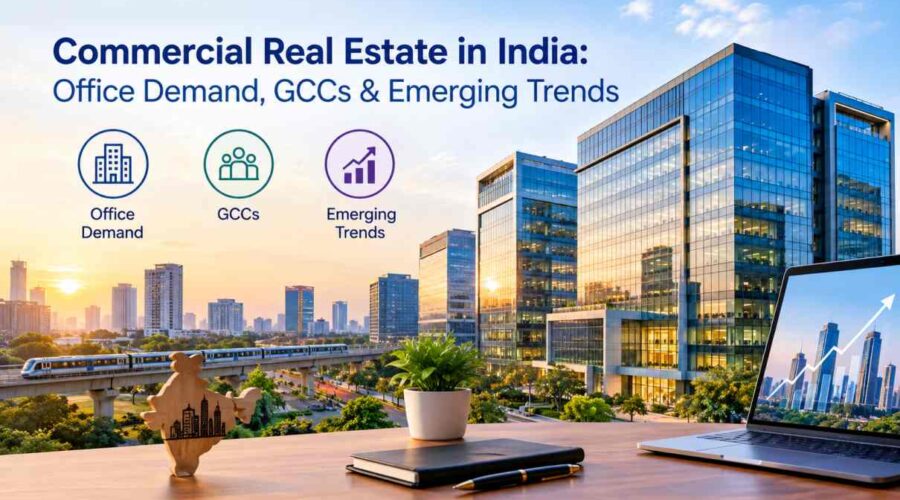 Commercial Real Estate in India: Office Demand, GCCs & Emerging Trends