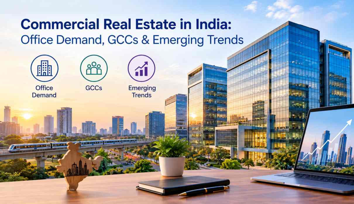 Commercial Real Estate in India: Office Demand, GCCs & Emerging Trends
