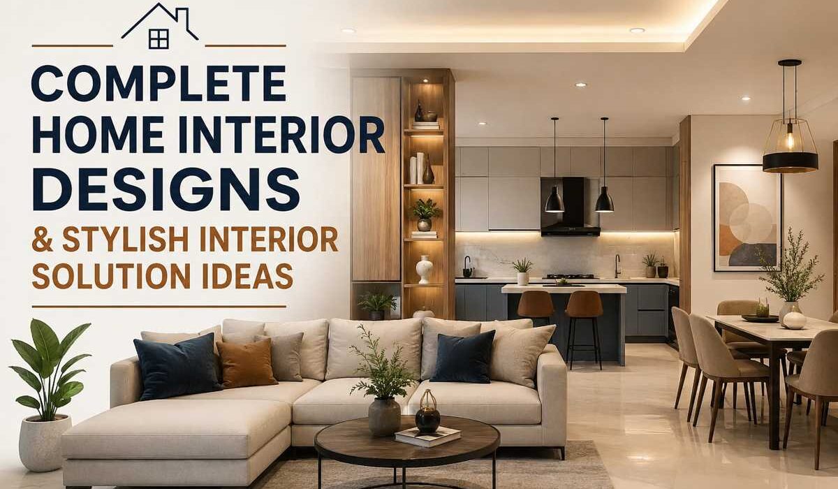 Complete Home Interior Designs & Stylish Interior Solution Ideas