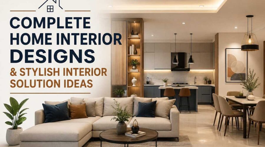 Complete Home Interior Designs & Stylish Interior Solution Ideas