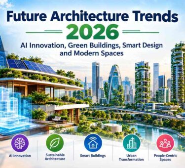Future Architecture Trends 2026 AI Innovation, Green Buildings, Smart Design and Modern Spaces