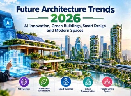 Future Architecture Trends 2026 AI Innovation, Green Buildings, Smart Design and Modern Spaces