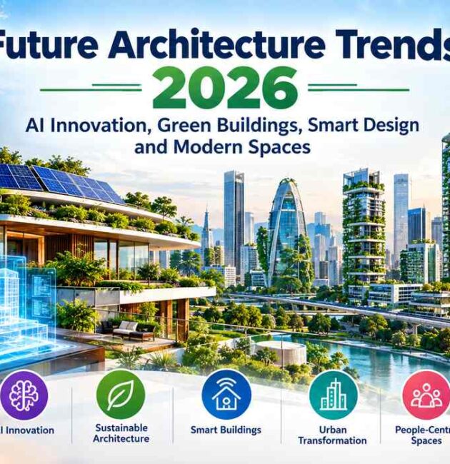 Future Architecture Trends 2026 AI Innovation, Green Buildings, Smart Design and Modern Spaces