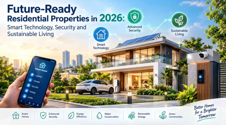 Future-Ready Residential Properties in 2026 Smart Technology, Security and Sustainable Living