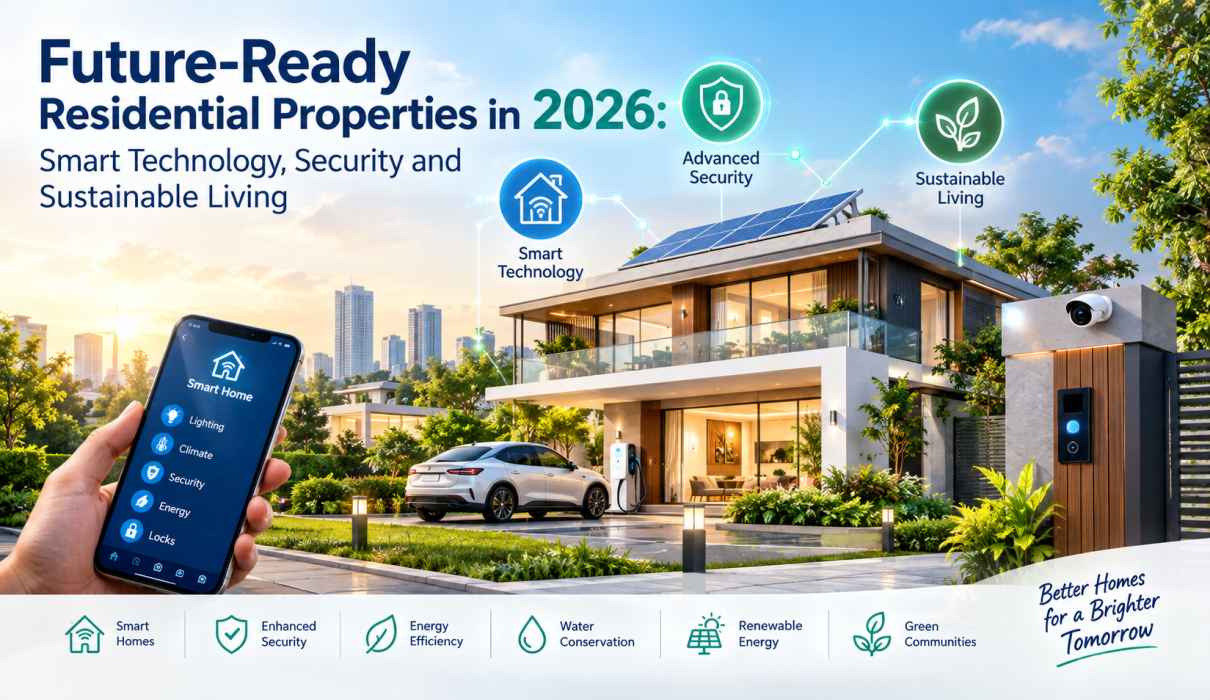 Future-Ready Residential Properties in 2026 Smart Technology, Security and Sustainable Living