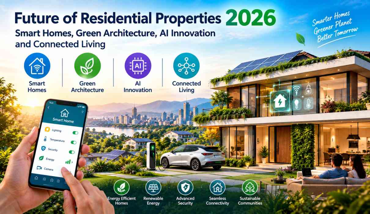 Future of Residential Properties 2026: Smart Homes, Green Architecture, AI Innovation and Connected Living