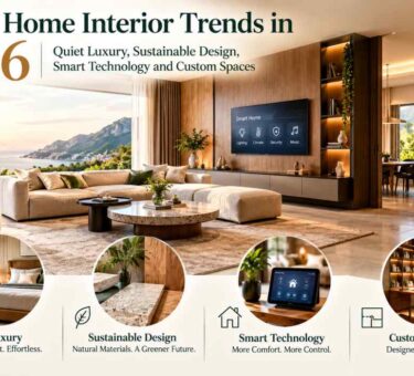 Luxury Home Interior Trends in 2026 Quiet Luxury, Sustainable Design, Smart Technology and Custom Spaces