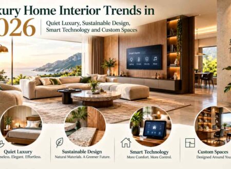 Luxury Home Interior Trends in 2026 Quiet Luxury, Sustainable Design, Smart Technology and Custom Spaces