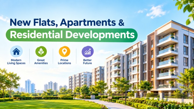 New Flats, Apartments & Residential Developments