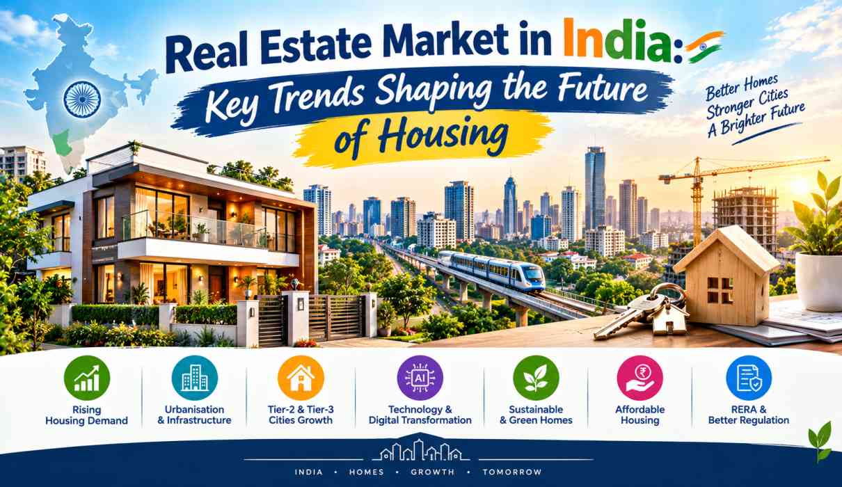 Real Estate Market in India Key Trends Shaping the Future of Housing