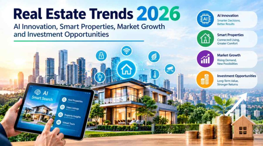 Real Estate Trends 2026: AI Innovation, Smart Properties, Market Growth and Investment Opportunities