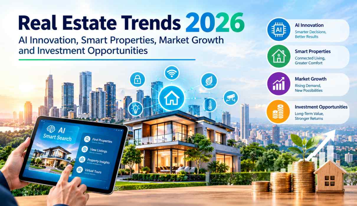 Real Estate Trends 2026: AI Innovation, Smart Properties, Market Growth and Investment Opportunities