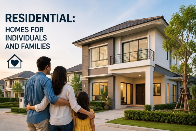 Residential: Homes for Individuals and Families