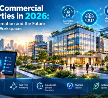 Smart Commercial Properties in 2026 AI, IoT, Automation and the Future of Modern Workspaces