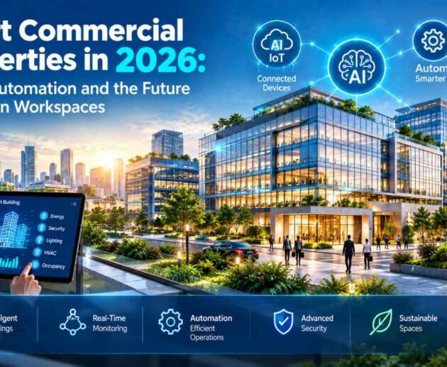 Smart Commercial Properties in 2026 AI, IoT, Automation and the Future of Modern Workspaces