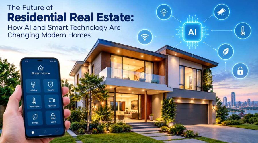 The Future of Residential Real Estate How AI and Smart Technology Are Changing Modern Homes