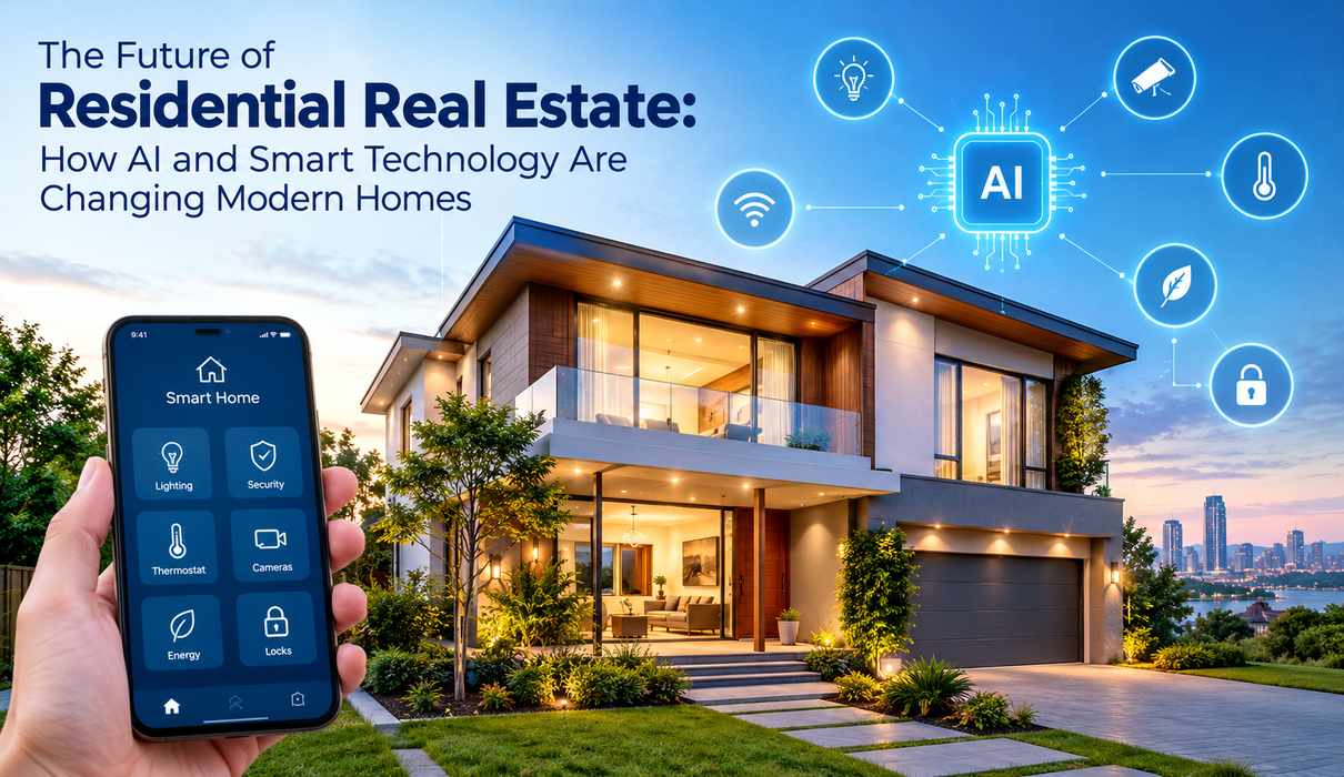 The Future of Residential Real Estate How AI and Smart Technology Are Changing Modern Homes