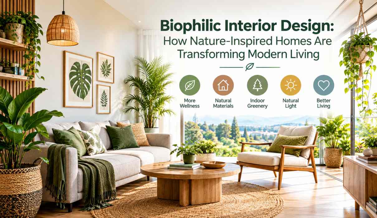 Biophilic Interior Design How Nature-Inspired Homes Are Transforming Modern Living