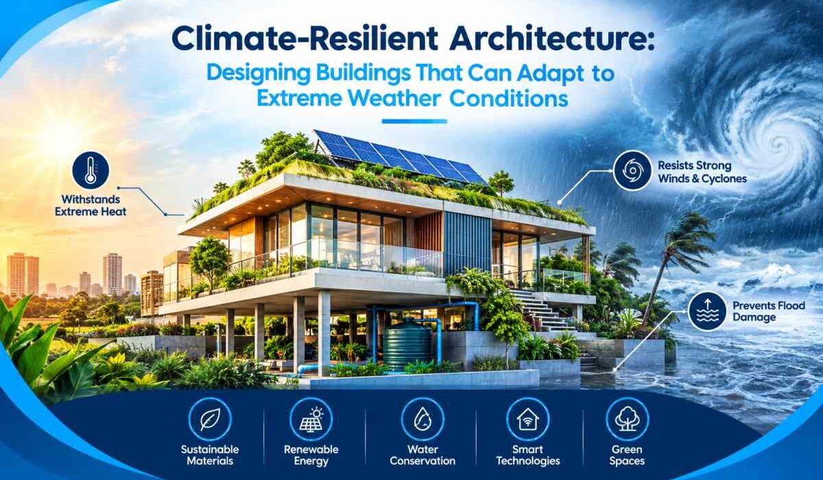 Climate-Resilient Architecture: Designing Buildings That Can Adapt to Extreme Weather Conditions