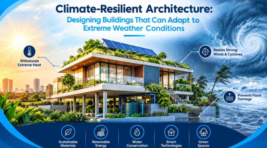 Climate-Resilient Architecture: Designing Buildings That Can Adapt to Extreme Weather Conditions