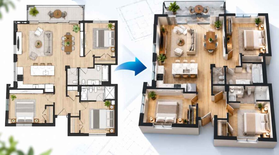 From Floor Plan to Dream Home