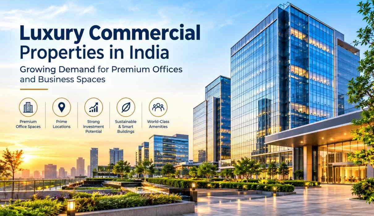 Luxury Commercial Properties in India: Growing Demand for Premium Offices and Business Spaces