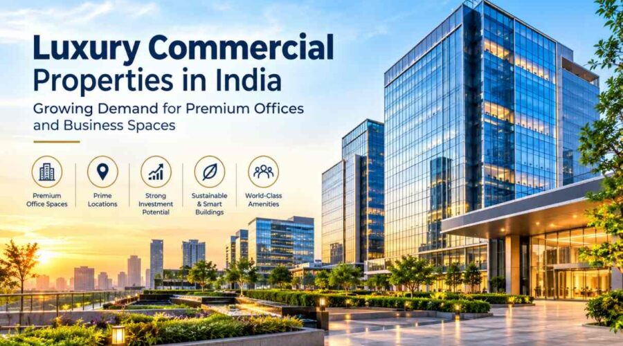 Luxury Commercial Properties in India: Growing Demand for Premium Offices and Business Spaces