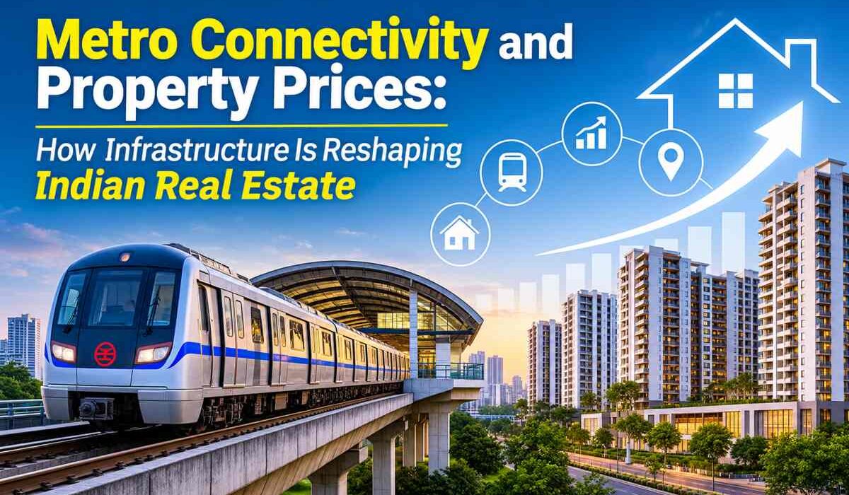 Metro Connectivity and Property Prices How Infrastructure Is Reshaping Indian Real Estate