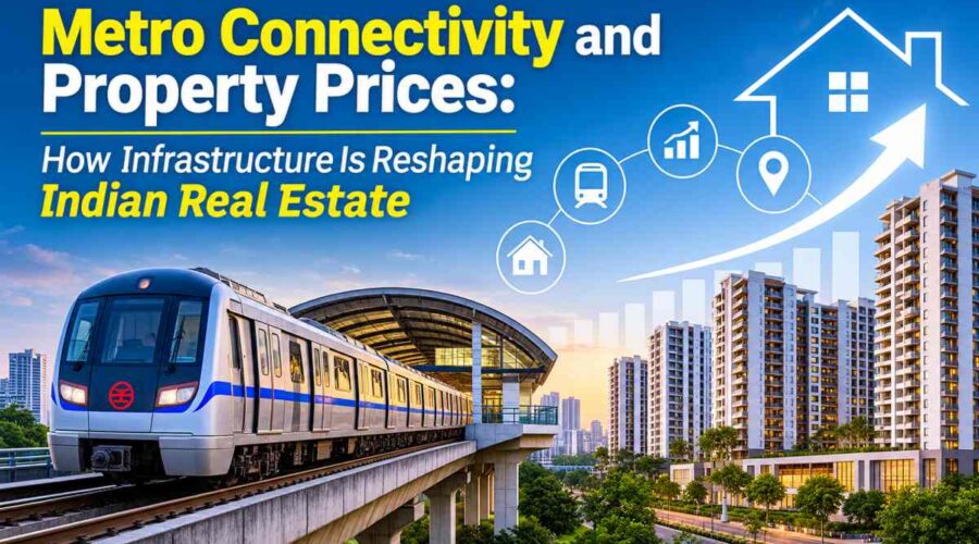 Metro Connectivity and Property Prices How Infrastructure Is Reshaping Indian Real Estate