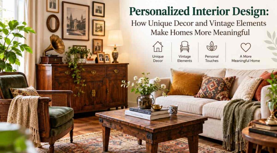 Personalized Interior Design: How Unique Decor and Vintage Elements Make Homes More Meaningful