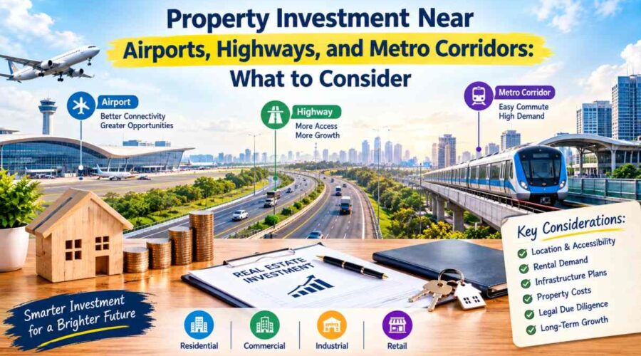 Property Investment Near Airports, Highways, and Metro Corridors What to Consider