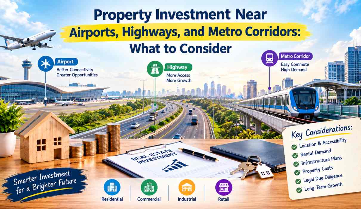 Property Investment Near Airports, Highways, and Metro Corridors What to Consider
