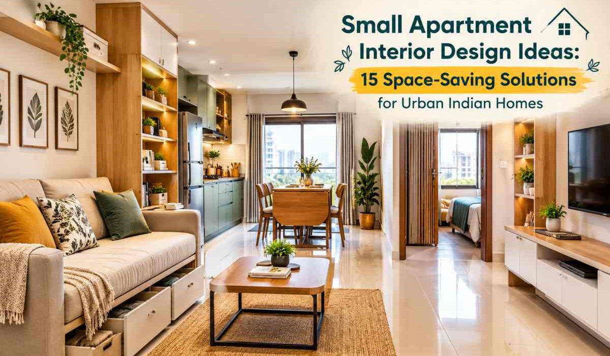 Small Apartment Interior Design Ideas: 15 Space-Saving Solutions for Urban Indian Homes