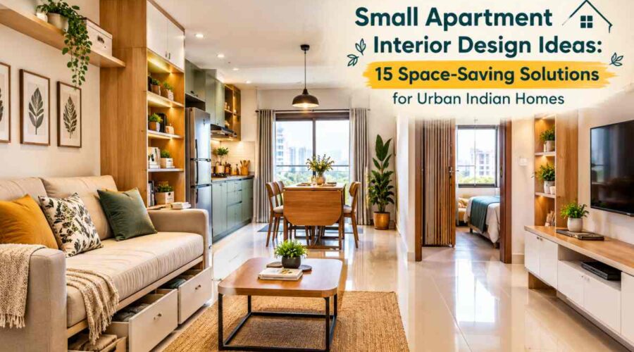 Small Apartment Interior Design Ideas: 15 Space-Saving Solutions for Urban Indian Homes