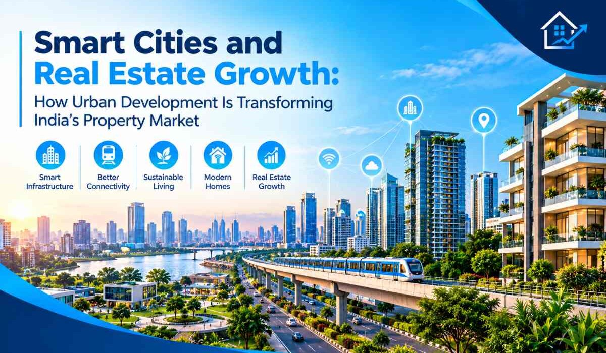 Smart Cities and Real Estate Growth: How Urban Development Is Transforming India's Property Market