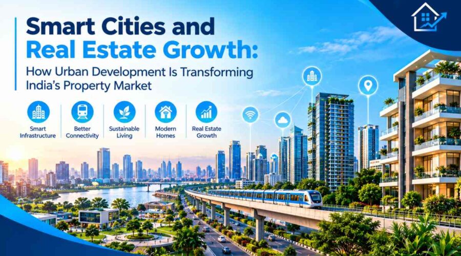 Smart Cities and Real Estate Growth: How Urban Development Is Transforming India's Property Market