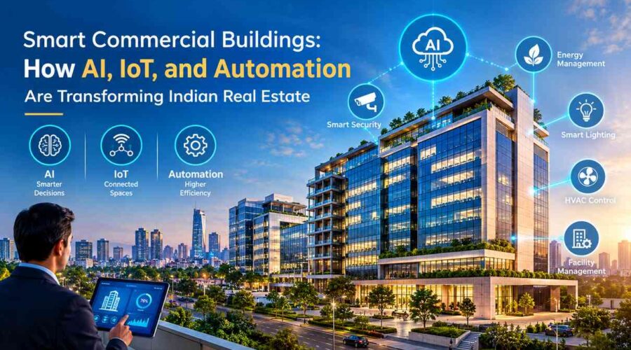 Smart Commercial Buildings How AI, IoT, and Automation Are Transforming Indian Real Estate