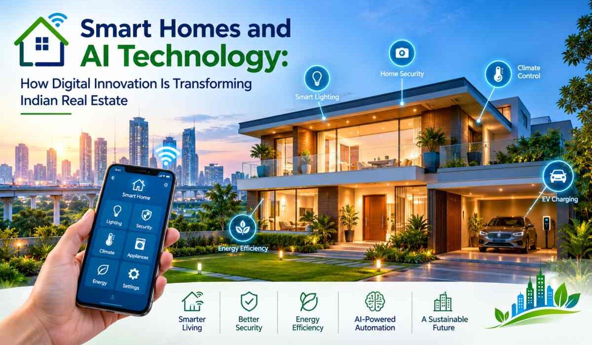 Smart Homes and AI Technology How Digital Innovation Is Transforming Indian Real Estate