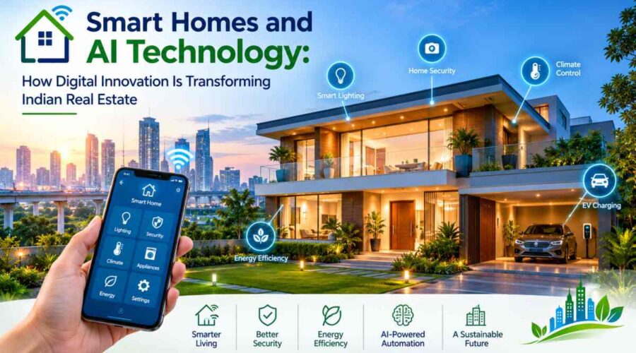 Smart Homes and AI Technology How Digital Innovation Is Transforming Indian Real Estate