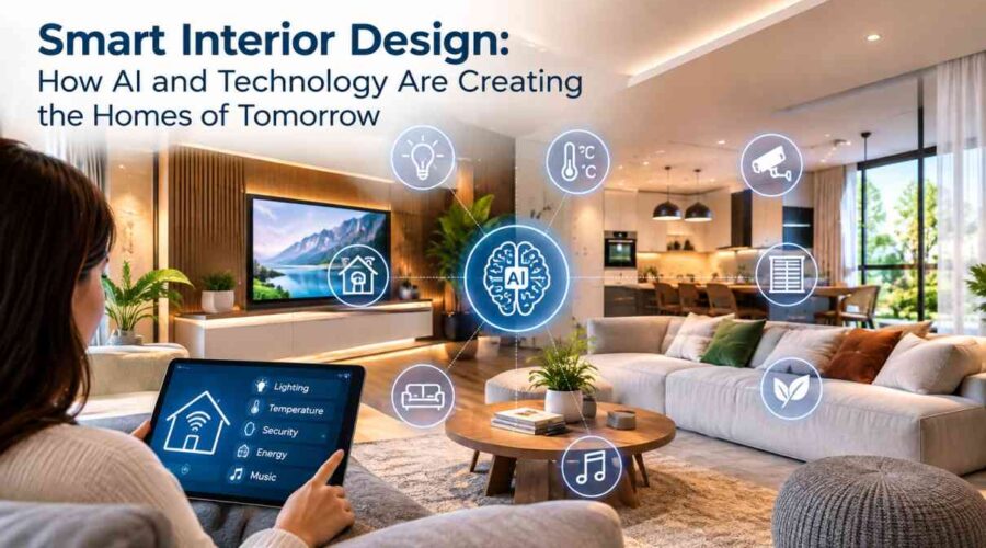 Smart Interior Design How AI and Technology Are Creating the Homes of Tomorrow