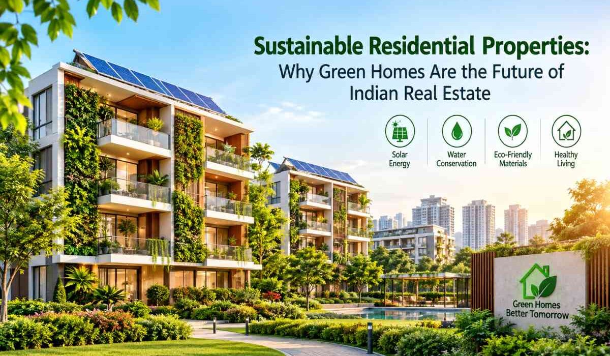 Sustainable Residential Properties Why Green Homes Are the Future of Indian Real Estate