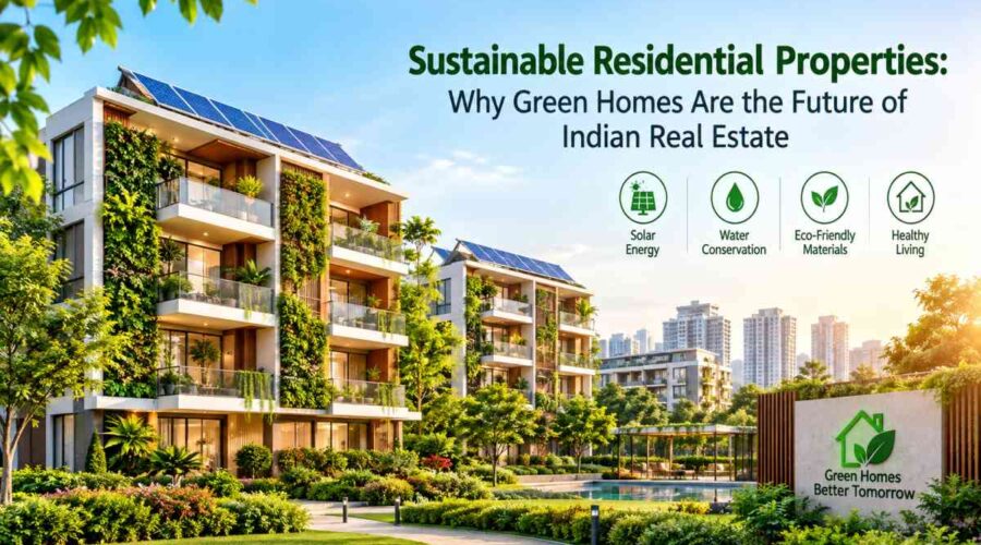 Sustainable Residential Properties Why Green Homes Are the Future of Indian Real Estate